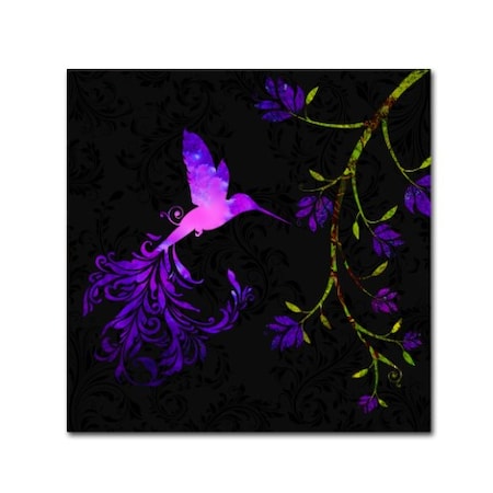 Tina Lavoie 'Purple Twilight' Canvas Art,35x35